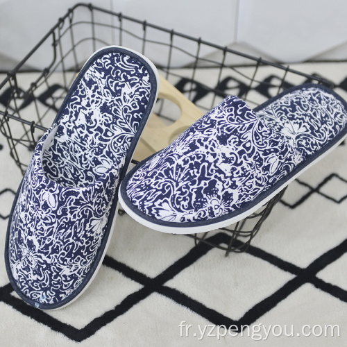 Slippers de lin en gros très confortables pour les femmes